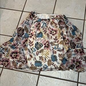 LOFT Floral NWT Long Sleeve Bell Top